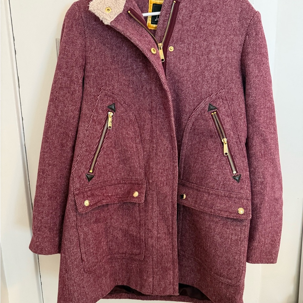 Sam Edelman Burgundy Utility Jacket
